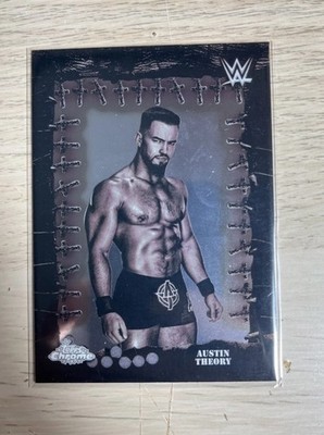 2025 Topps Chrome WWE X Cactus Jack - Famed Phantoms Austin Theory #FMP-50