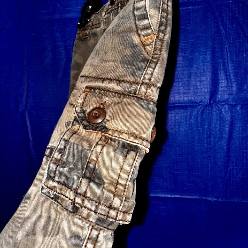 Pantalones cargo camuflados marrón y naranja talla 18 meses Carter’s para bebés niños pequeños Foto 4 de 4