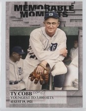 2017 Topps Memorable Moments Topps.com Online Exclusive 5x7 21/49 Ty Cobb 2f4