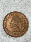 1875 Indian Head Cent Penny IHC 1c VF Full LIBERTY US Type Set Coin