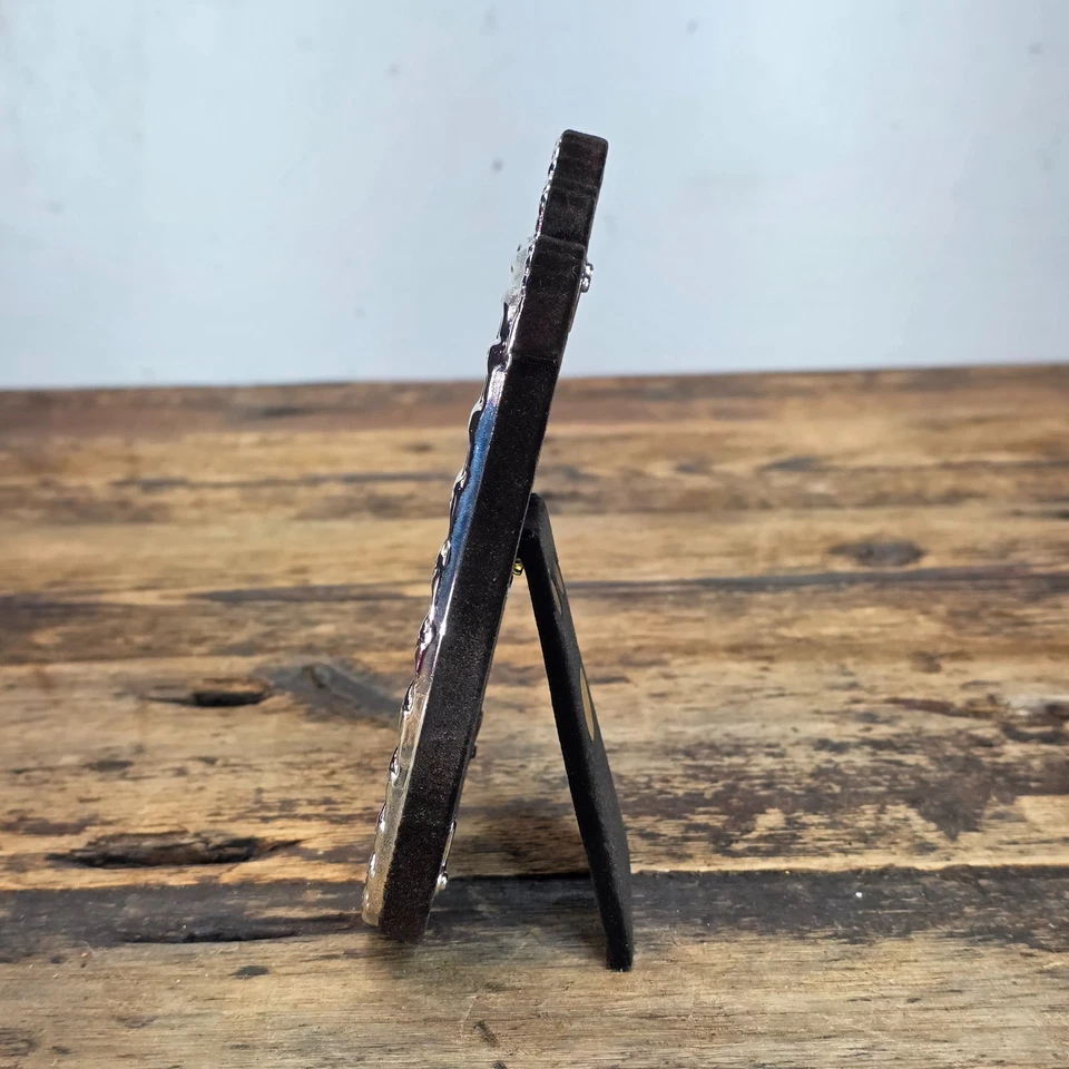 Marco de fotos ovalado plateado CARR International (3,5"×5") Foto 3 de 4