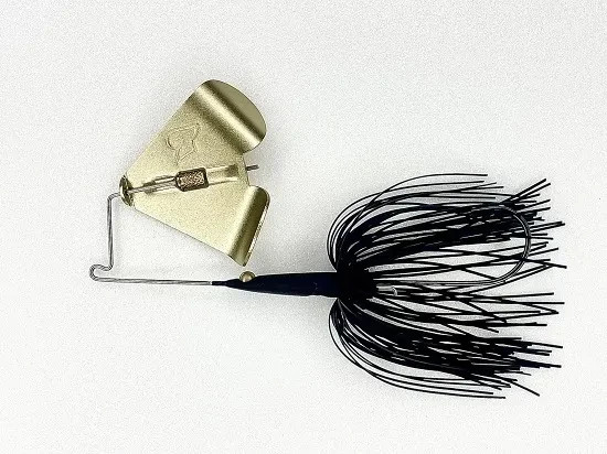 Teckel MAXQUEAKER 3/8oz #008 BLACK GOLD Color Buzzbait Topwater NEW Japan - Image 1