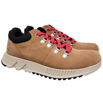 Sorel Men Mac Hill Lite Hiker Low Waterproof Sneaker Size US 10 Elk Brown Suede