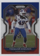 2020 Panini Prizm Red White & Blue Prizm Tremaine Edmunds #6 7l6