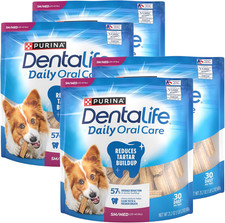 Purina Daily Oral Care Dog Dental Chews for Small and Medium Breed Dogs - 120 C