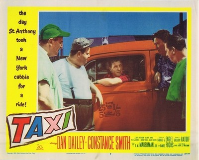 TAXI Original Lobby Card 7 Dan Dailey Constance Smith St Anthony 1953