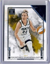 Courtney Vandersloot #/40 No.63 - 2025 Panini - WNBA Impeccable Basketball