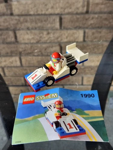 LEGO Town: Octan F1 Race Car (1990) Complete Set with Instructions