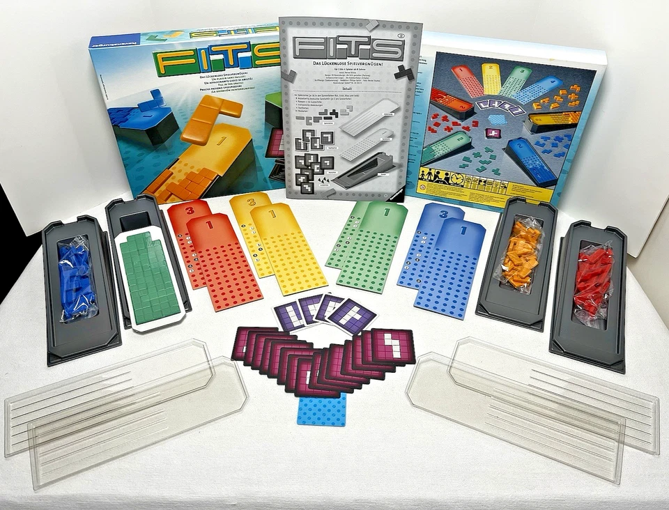 FITS: Fill in the Spaces! game - Reiner Knizia, 2009 Ravensburger, COMPLETE VG - Image 4 of 4