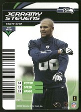 2002 NFL Showdown 1st & Goal Jerramy Stevens Rookie #038