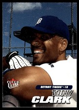 Tony Clark 2001 Ultra #140 Detroit Tigers MLB READ FREE SHIPPING AutographDen