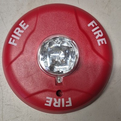 System Sensor SCR Fire Alarm Strobe Red Fire Alarms