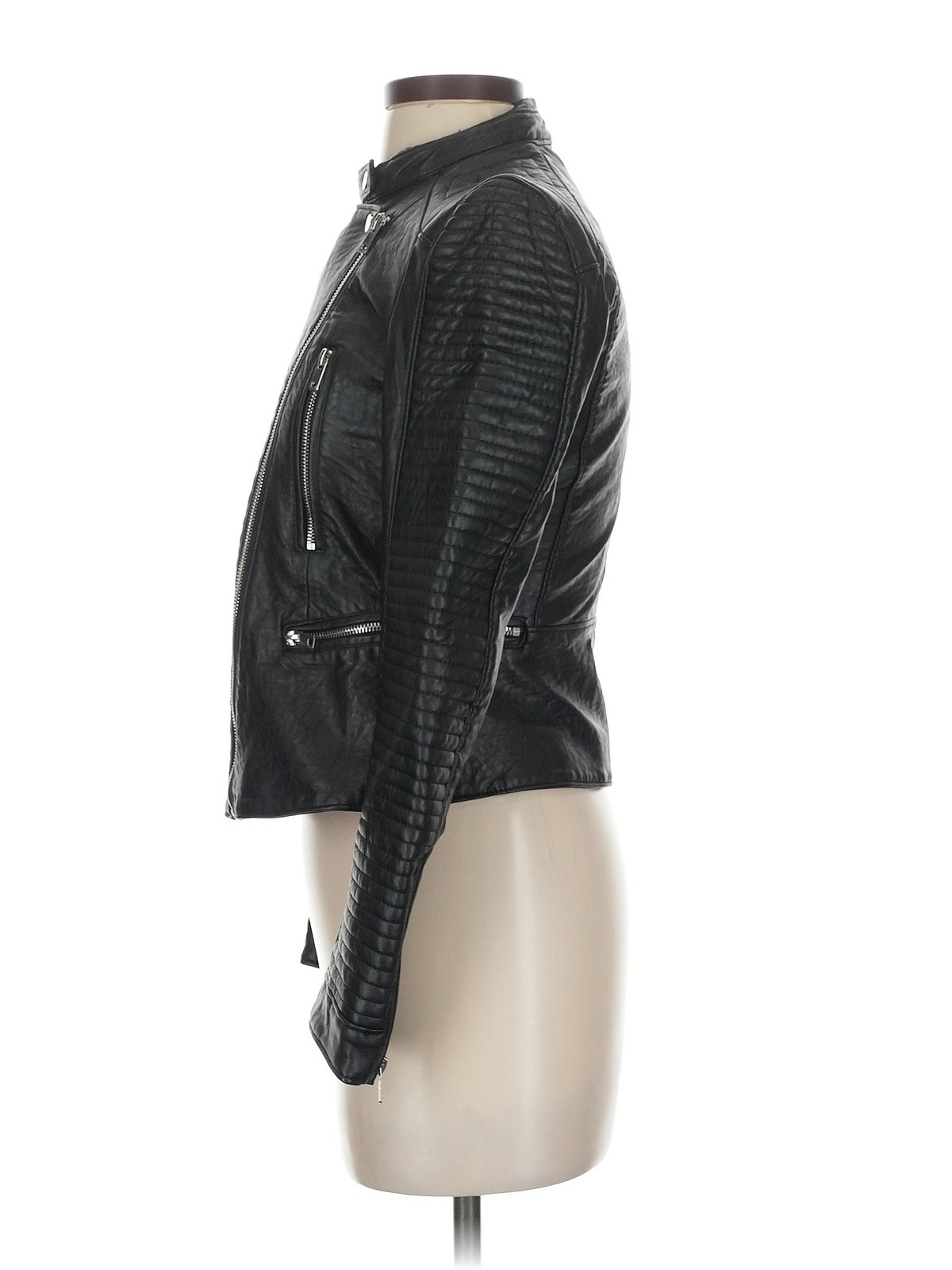 Zara Basic Women Black Jacket XS thumbnail 4