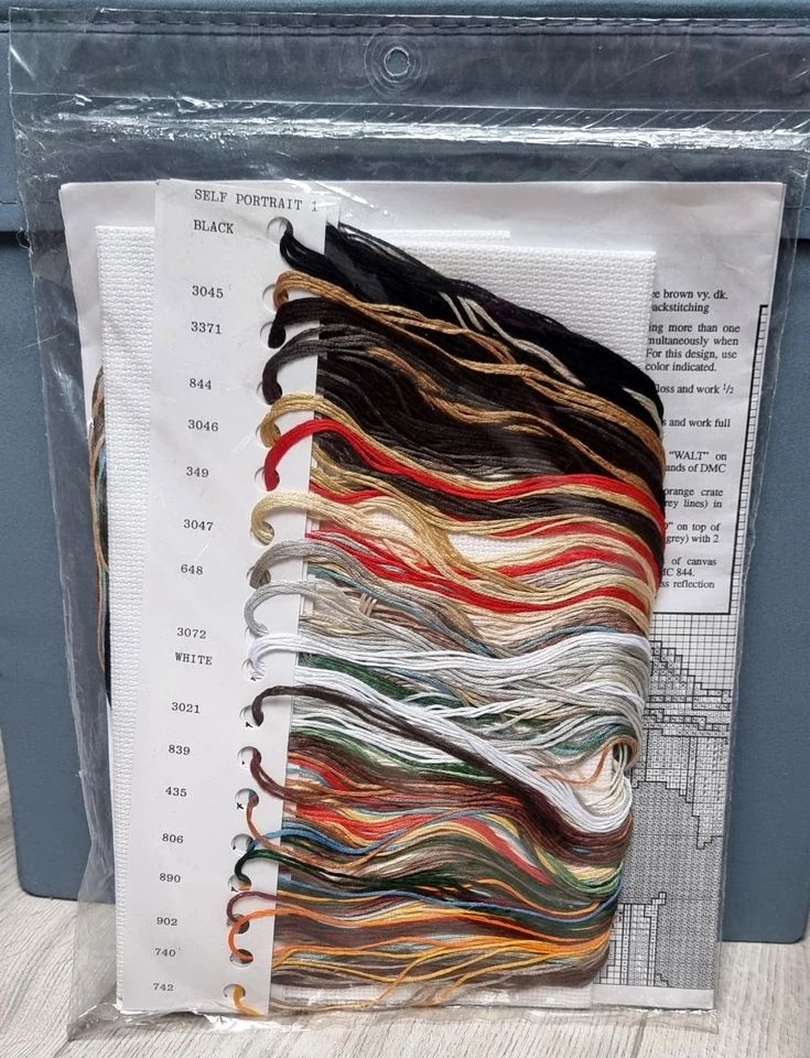 Disney "Mickey Mouse Self Portrait" Counted Cross Stitch Kit Sealed - Image 3 of 3