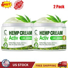 2  Hemp Pain Relief Cream  Fast Natural Pain Relief for Joint Muscle Nerve Pain