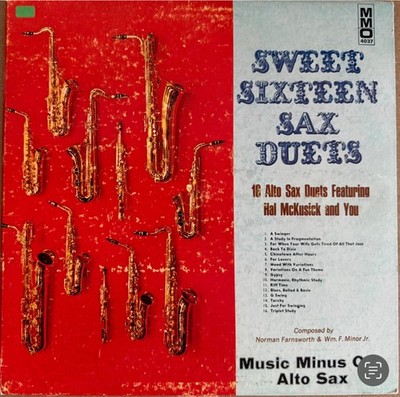 Norman Farnsworth, William F. Minor Jr. - Sweet Sixteen Sax Duets (LP, Album) - 