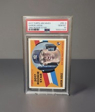 2017 Topps Archives 1960 Topps Magazine Rookie Stars Aaron Judge #RS-9 RC PSA 10