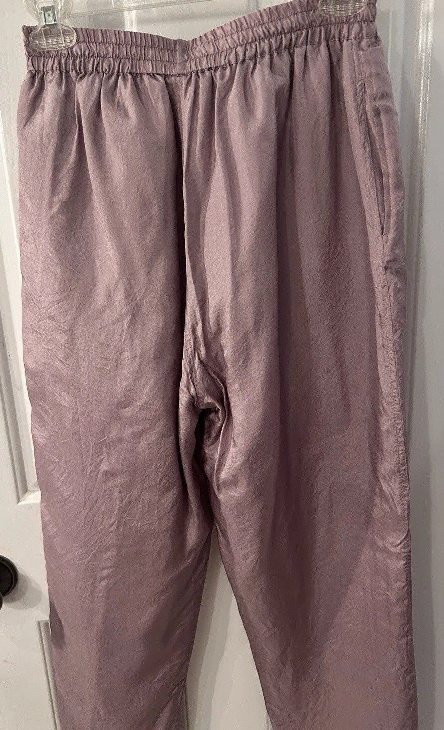 Vintage Active Studio pull on drawstring silk pan… - image 7