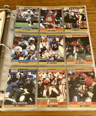 1990 PRO SET FACT CINCINNATI Complete Set In Binder EXTREMELY RARE