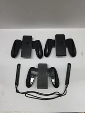 3 x Genuine Official Nintendo Switch Joy-Con Comfort Grip & Controller Straps