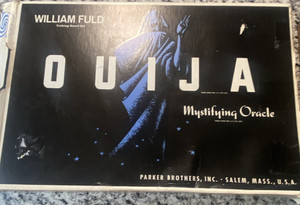 William Fuld Parker Brothers Ouija Board Mystifying Oracle Salem Mass  w/ bonus
