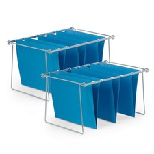 Hanging File Bars - 2 Pack, Letter Size, 13' Wide x 17.5' Long, Steel Metal F...