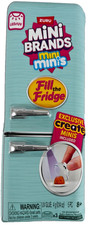 Mini Brands Fill The Fridge Playset w/ UV Light ZURU Resin DIY Ages 8 Exclusive