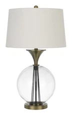 Cal Lighting BO-2990TB Moxee 31" Tall Vase Table Lamp - Glass