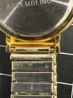 Vintage Lucoral Ladies Gold-Tone Expansion Watch - Black & Diamond Dial Untested — photo 9
