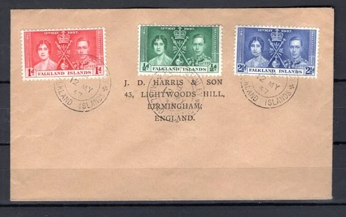 Falkland Islands - 1937 King George VI Coronation First Day Cover