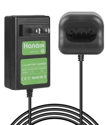 Hanaix Li-ion 7.4V Charger 902667 for Paslode Battery 902600 Black 