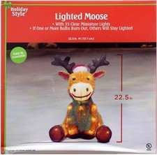 11587 - Lighted Reindeer Christmas Decoration 13-20