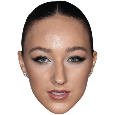 Ava Michelle (Make Up) Promi Maske, flaches Kartengesicht, Kostüm Maske