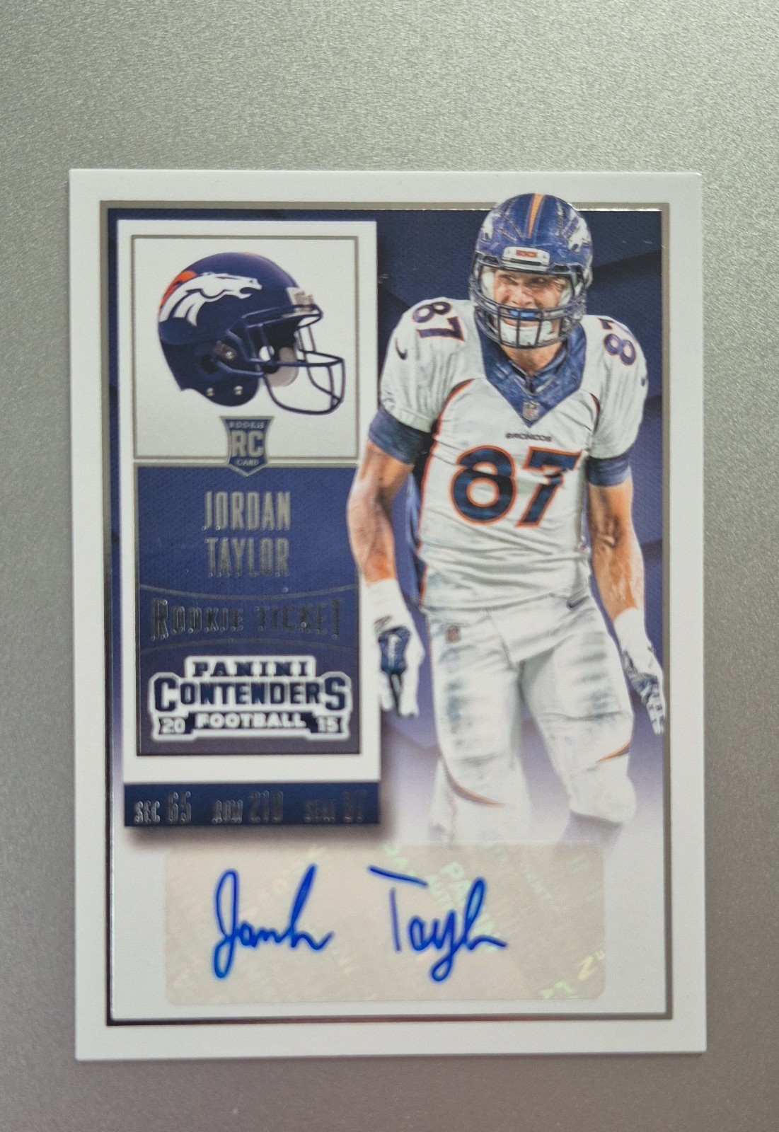 2015 Panini Contenders - Rookie Ticket Jordan Taylor #167 (AU, RC)