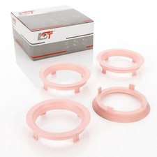 4x Zentrierringe Rosa für Alufelgen Radnabe Ø 58,1 mm - Ø 70,1 mm für HONDA