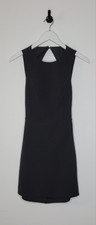 LULUS Confident Cutie Black Tie Back Sleeveless Mini Dress Women's Size Small