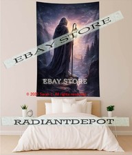 Hermit tarot tapestry inner journey poster spiritual seeker art 59X82 in