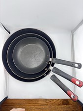 Tramontina 80149/563DS EveryDay Non-Stick Fry Pans Set - Red