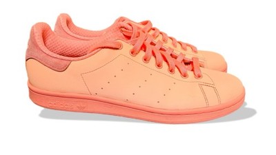 adidas Stan Smith Men s Low Top Lace-Up Peach/Pink/Athletic Sneakers