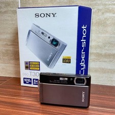 Sony Cyber-shot DSC-T300 Digital Camera Black Tested Excellent Condition