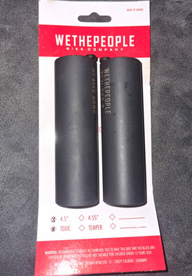 WeThePeople - WTP - Toxic Pegs - BMX - Chromoly-Stahl - 4,5 Zoll - 2er-Set - RAW