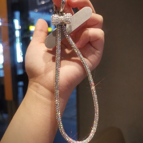 Gasket Clip Diamond Phone Lanyard Mobile Phone Chain Strap Keychain - 第 6/16 張圖片