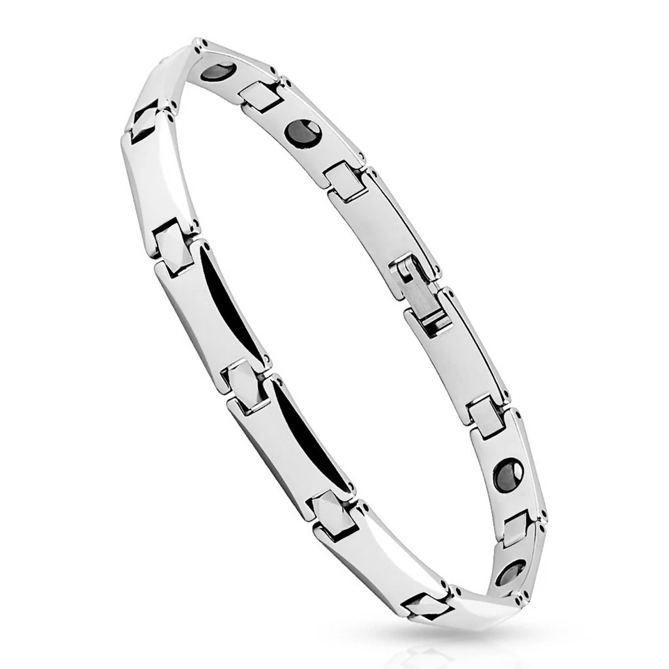 Pulsera clásica minimalista de tungsteno para mujer de 8,5 pulgadas de moda moderna para ella Foto 2 de 3