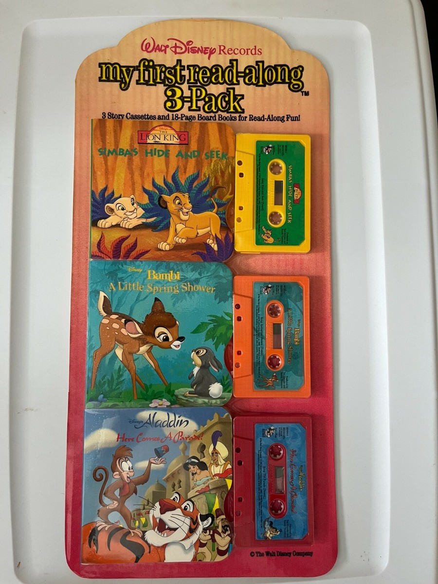 Disney's My First Read Along 3 Pack - Read Along Books and