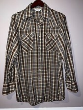VINTAGE LEVIS PEARL SNAP COWBOY WESTERN SHIRT Large