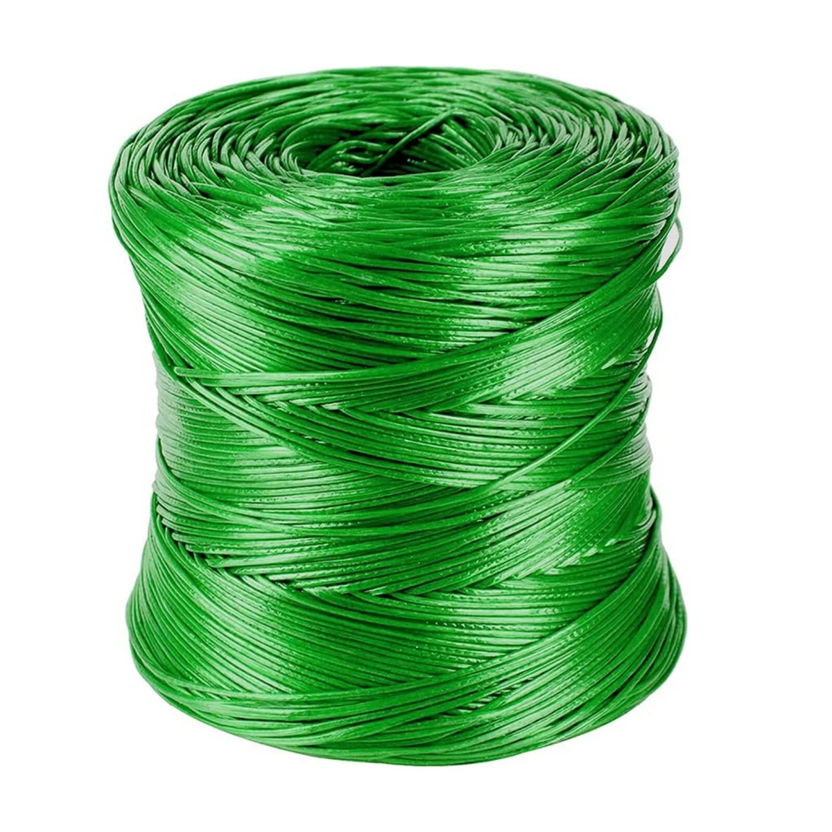 Simple Plastic Rope For Packaging Boxes Twine String Roll Green Color 350  mtr