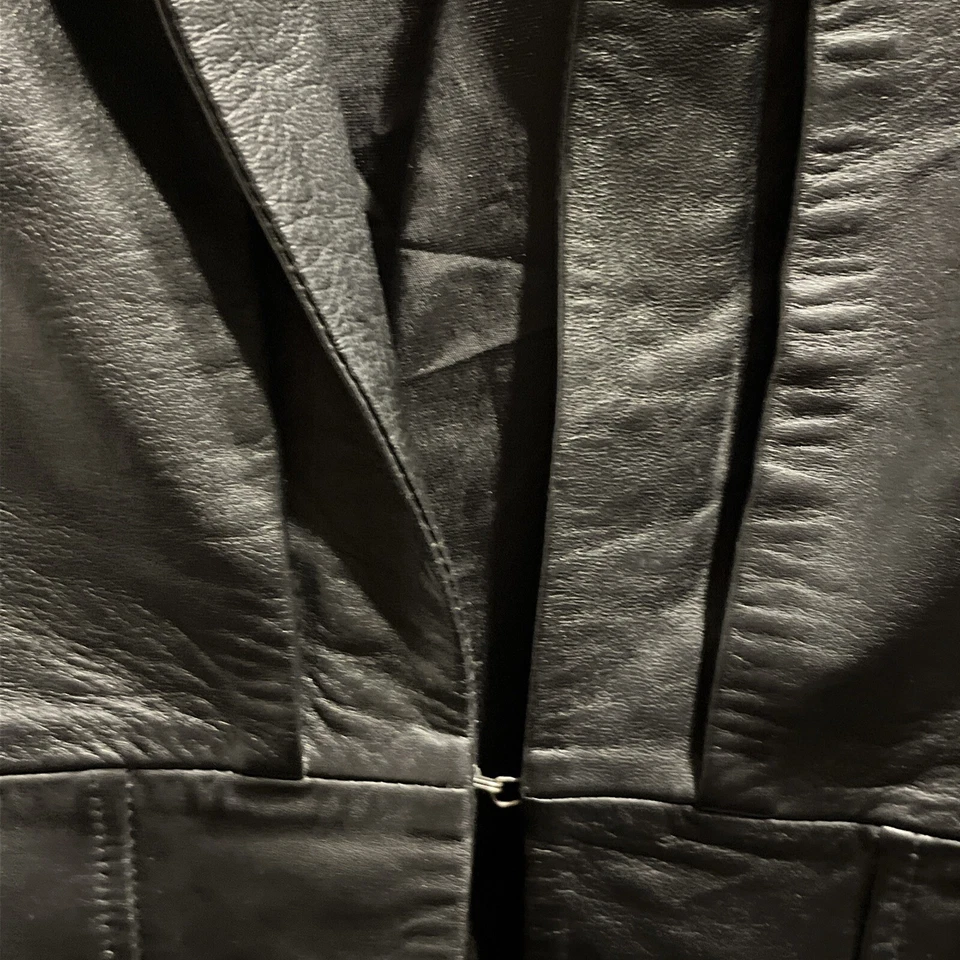 Factory Extreme leather jacket XS black - Image 4 of 4