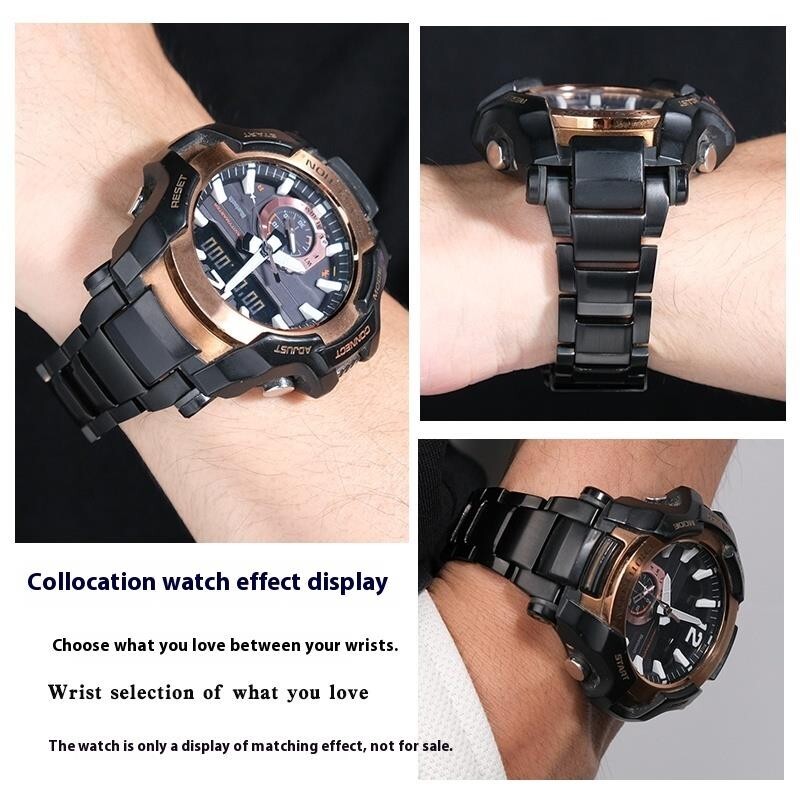 For Casio G-shock GR-B100 Solid Stainless Steel Watch Strap For Casio G-shock GR-B100 Solid Stainless Steel Watch Strap