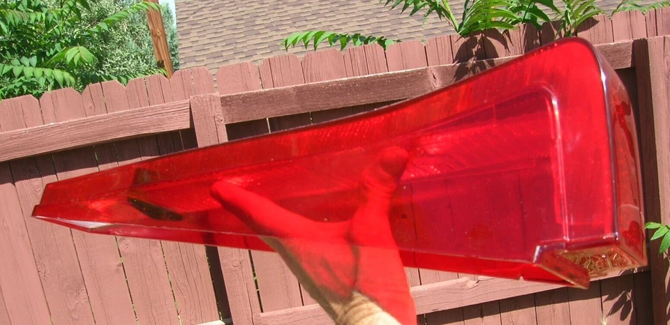 1971 1972 Mercury Monterey Marquis Brougham Left Driver Tail Light Lens OEM NICE - Image 3 of 4