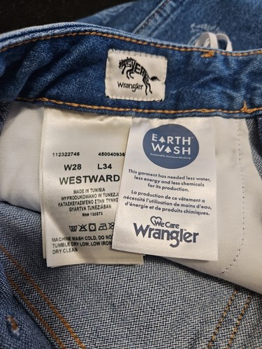 Wrangler Women's Jeans Westward 626, High Rise Boot Cut Paisely Print 28X34 NWT - Picture 10 of 13